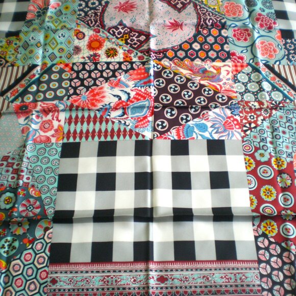 NWT Hermes 100% Silk Carre 90 Twill L'Art Du Sarasa By Aline Honore Scarf - Picture 1 of 9